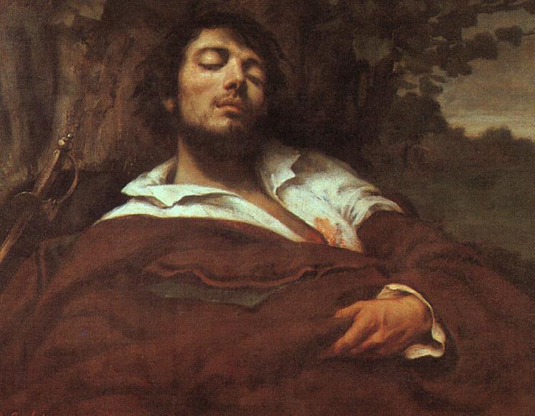 Gustave Courbet The Wounded Man oil painting picture